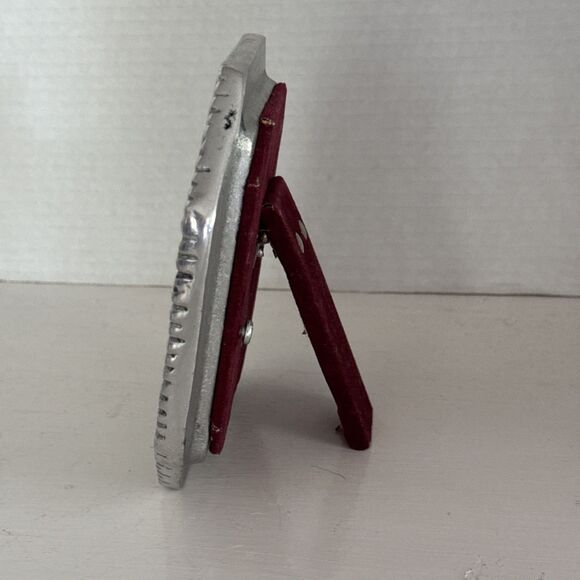 Beautiful Mexican Pewter Frame A Work Of Art To Showcase Your Art Opening 3”x3” - Picture 3 of 8